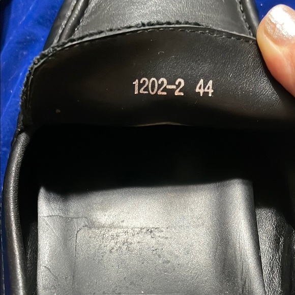 COPY - Gucci Black Leather Loafers Vintage - Picture 10 of 11